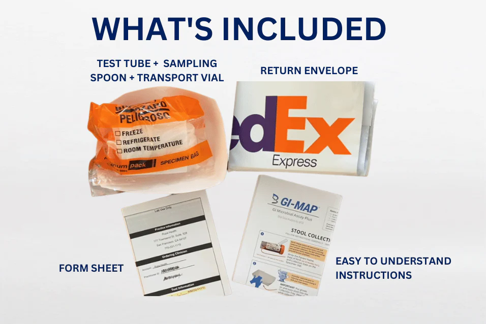 GI-MAP™ test kit contents